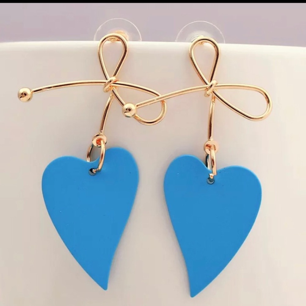 Earring woman color blue - Picture 1 of 2